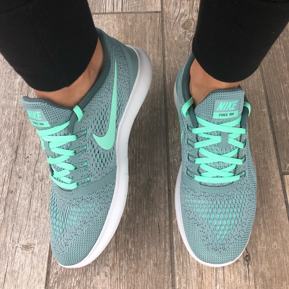 🧚🏻‍♂️emerald dream🧚🏻‍♂️Nike free rn🧚🏻‍♂️New - Picture 2 of 6